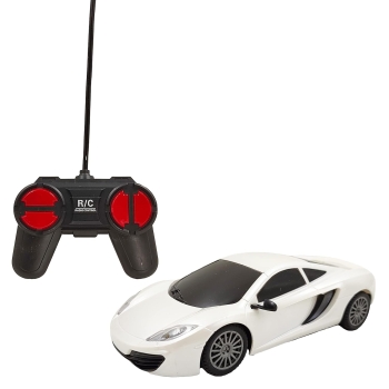 Humaira RC Super Racing Remote Control Car 4 Channel High Speed Wireless 1 24 Scale Toy Gift for Kids (White)
