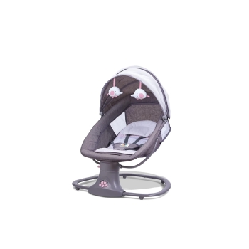 Mastela 3-in-1 Deluxe Multi-Functional Bassinet Swing & Napper Swings (Grey, Pink) 3M to 36M