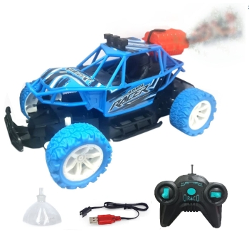 RC Off-Road Speed Jeep Truck Hummer Car with Water Mist Smoke Effect Remote Control Monster Truck Smoke Rock Crawler Climbing Car - Blue