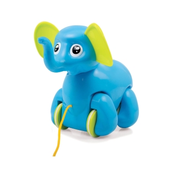 Funskool Giggles, Alphy The Elephant , Pull along toy , Elephant Trunk bobs up and down, Multicolor, 18 months and above