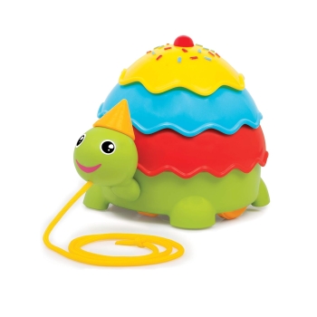 Funskool Giggles - Icecream Turtle, Pull string toy, turtle toy, toys for kids, Multicolour, Infants and Pre-school, Pull along toy for toddlers, 18 months...
