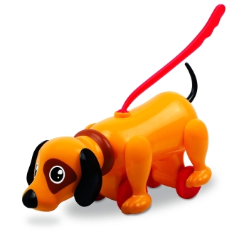 Funskool Giggles - Sniffy The Dog , Pull along toy , Head bobs,Tail wags,Encourages Walking , Toy for 1 year old, Infant and Preschool Toys, 12 months &...