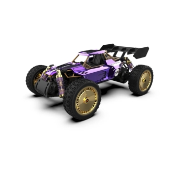 RC Car W/Metal Shell, Remote Control Monster Truck Proportional Throttle for 40 Min Play, All-Terrain 2.4GHz RTR Buggy for Boys Girls Beginners