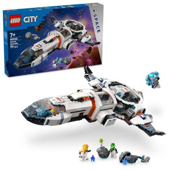LEGO City Modular Galactic Spaceship, Outer Space Toy for Kids 60446 Building Blocks Toys for 7+ Gift for Boys and Girls