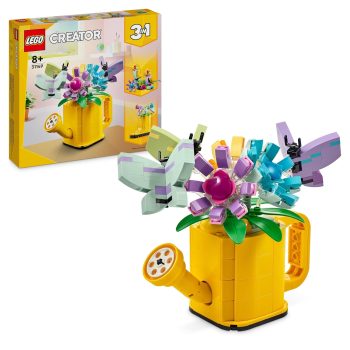LEGO Creator Flowers in Watering Can 3in1 Toy with Boot and Birds 31149