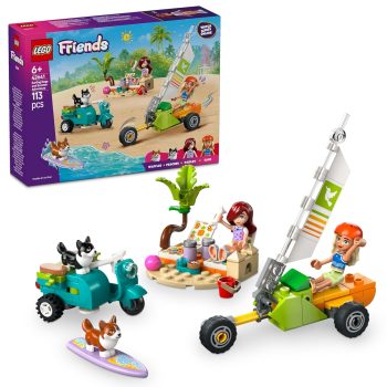 LEGO Friends Surfing Dogs and Scooter Adventure Building Toy 42641 Building Blocks Toys for 6+ Gift for Boys and Girls