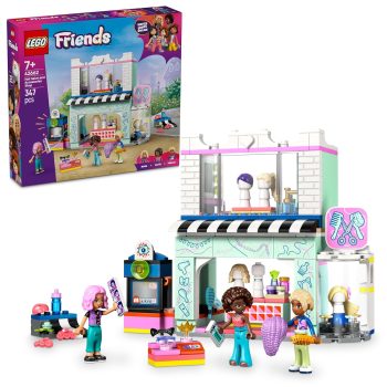 LEGO Friends Hair Salon and Accessories Store Creative Pretend-Play Toy 42662 Building Blocks Toys for 7+ Gift for Boys and Girls