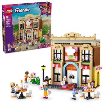 LEGO Friends Restaurant and Cooking School Pretend-Play Role-Play Toy 42655 Building Blocks Toys for 8+ Gift for Boys and Girls