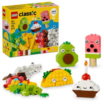 LEGO Classic Creative Food Friends Imaginative Pretend-Play Toy 11039 Building Blocks Toys for 4+ Gift for Boys and Girls