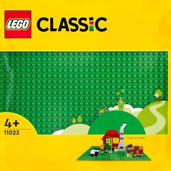 LEGO Classic Green Baseplate 11023 Building Kit for Kids (1 Piece)