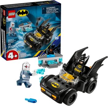 LEGO DC Batman & Batmobile vs. Mr. Freeze Toy Building Set - Superhero Batman Toy for Preschool Kids, Boys and Girls, Ages 4+ - Gift Idea for Kids Birthday - 76301