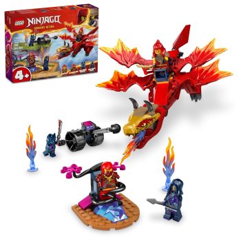 LEGO NINJAGO Kai?s Source Dragon Battle Adventure Playset with Buildable Model and 4 Posable Ninja Action Figures, Toddler Ninja Toy, Ninja Gift Idea for Kids, Boys and Girls Ages 4 and Up, 71815
