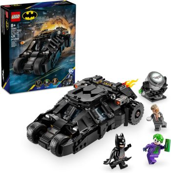 LEGO DC Batman Tumbler vs. Two-Face & The Joker Toy Building Set - Superhero Batmobile Toy from The Dark Knight for Kids, Boys and Girls, Ages 8+ - Gift Idea for Birthday and Batman Fans - 76303