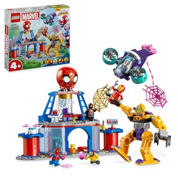 LEGO 4+ Team Spidey Web Spinner Headquarters Super Hero Toy Set 10794