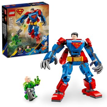 LEGO DC Superman Mech vs. Lex Luthor Super Hero Toy Figure Playset 76302 Building Blocks Toys for 6+ Gift for Boys and Girls