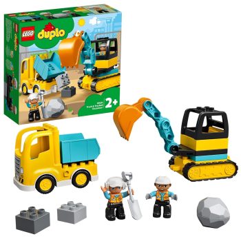 Lego DUPLO Construction Truck & Tracked Excavator 10931 Building Toy (20 Pieces