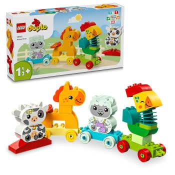 LEGO DUPLO My First Animal Train Toy with Wheels for Toddlers 10412