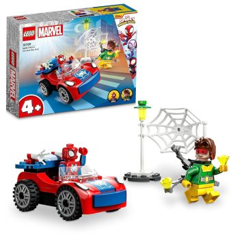 LEGO Marvel Spider-Man's Car and Doc Ock 10789 Building Toy Set with 2 Minifigures; Gift for Kids Aged 4+