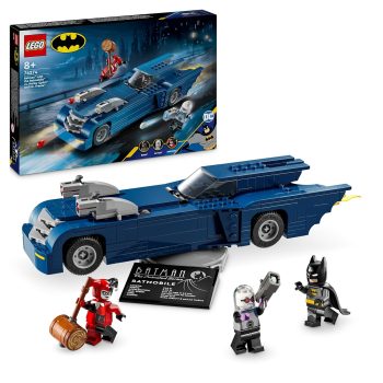 LEGO DC Batman: Batman with The Batmobile vs. Harley Quinn & Mr. Freeze 76274 Building Blocks Toys for 8+ Gift for Boys and Girls