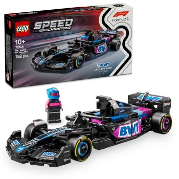 LEGO Speed Champions BWT Alpine F1 Team A524 Race Car Toy Vehicle 77248 Building Blocks Toys for 10+ Gift for Boys and Girls