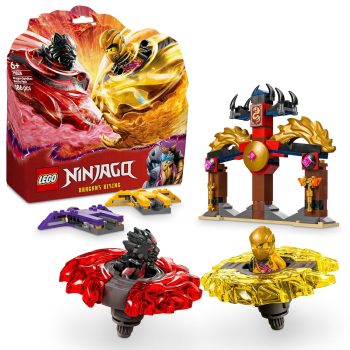 LEGO NINJAGO Dragon Spinjitzu Battle Pack Action Toy Set 71826 Building Blocks Toys for 6+ Gift for Boys and Girls