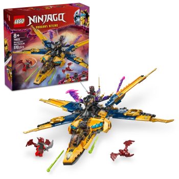 LEGO NINJAGO Ras and Arin?s Super Storm Jet Toy 71833 Building Blocks Toys for 8+ Gift for Boys and Girls