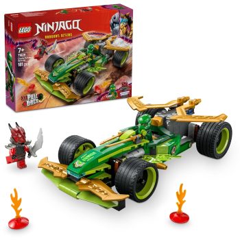 LEGO NINJAGO Lloyd?s Pull-Back Race Car Pretend Play Toy Set 71828 Building Blocks Toys for 7+ Gift for Boys and Girls