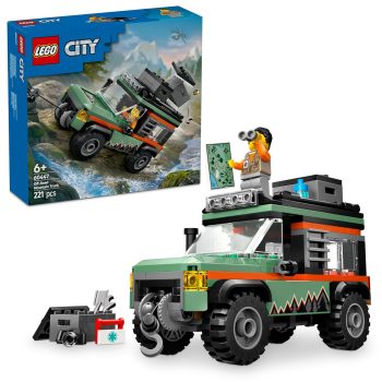 LEGO City Holiday Adventure Camper Van Toy Vehicle Set 60454 Building Blocks Toys for 6+ Gift for Boys and Girls