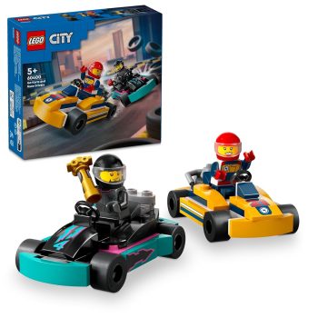 LEGO City Go-Karts and Race Drivers Toy Playset for Ages 5 Plus 60400