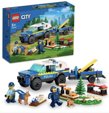 LEGO City Mobile Police Dog Training 60369 Building Toy Set, Multicolor