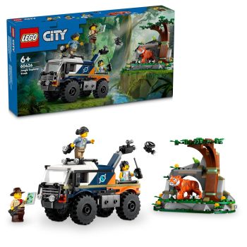 LEGO City Jungle Explorer Off-Road Truck Toy 60426 Building Blocks Toys for 6+ Gift for Boys and Girls