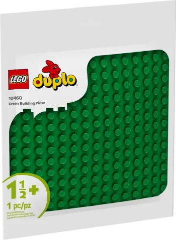 LEGO DUPLO Green Building Plate - 16x16 Stud Learning and Educational Building Toy for Toddlers, Preschool, Boys and Girls, Ages 1.5+ - Gift Ideas for Birthdays - 10460