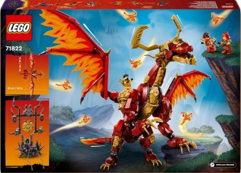 LEGO Kid NINJAGO Source Dragon of Motion Adventure Toy 71822 Building Blocks for 18+ Gift, 1716 Pcs