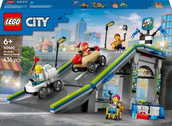 LEGO City No Limits: Race Car Ramp Track Toy Soapbox-Racing Set 60460 Building Blocks Toys for 6+ Gift for Boys and Girls