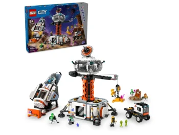 LEGO City Space Base and Rocket Launchpad Planet Exploration Toy 60434