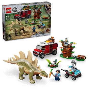 LEGO Jurassic World Dinosaur Missions: Stegosaurus Discovery 76965 Building Blocks Toys for 6+ Gift for Boys and Girls