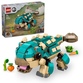 LEGO Jurassic World Baby Bumpy: Ankylosaurus Toy 76962 Building Blocks Toys for 7+ Gift for Boys and Girls