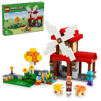 LEGO Minecraft The Windmill Farm Video-Game Set Gift 21262 Building Blocks Toys for 8+ Gift for Boys and Girls