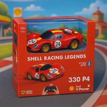 Ferrari Shell Racing Legends 1:41 Scale Remote Control Car