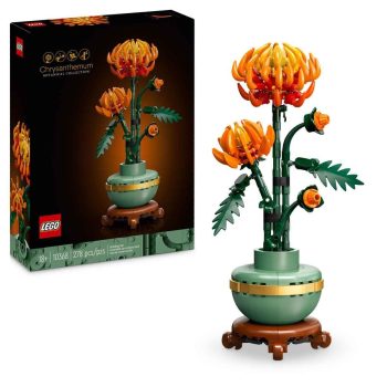 LEGO Icons Chrysanthemum Flower Decor Building Set 10368 Building Blocks for 18+ Gift