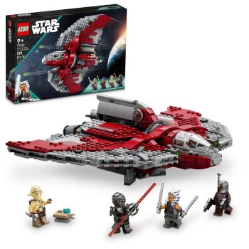 LEGO Star Wars Ahsoka Tano?s T-6 Jedi Shuttle 75362 Star Wars Playset Based on The Ahsoka TV Series, Show Inspired Building Toy for Ahsoka Fans Featuring a Buildable Starship and 4 Star Wars Figures