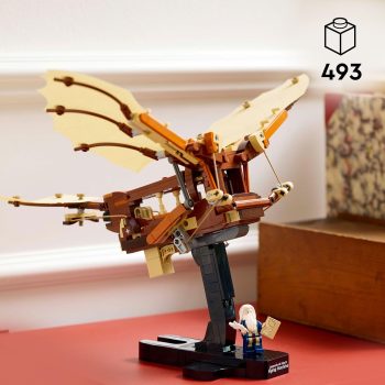 LEGO Icons Leonardo da Vinci?s Flying Machine Desk Decor Set for Adults 10363 Building Blocks for 18+ Gift