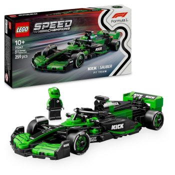 LEGO Speed Champions Kick Sauber F1 Team C44 Race Car Toy Vehicle 77247 Building Blocks Toys for 10+ Gift for Boys and Girls