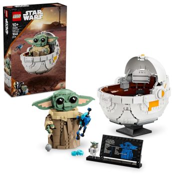 LEGO Star Wars: The Mandalorian Grogu with Hover Pram, Buildable Figure 75403 Building Blocks Toys for 10+ Gift for Boys and Girls