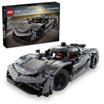 LEGO Technic Koenigsegg Jesko Absolut Grey Hypercar, Sports Car Building Toy Set for Boys and Girls, Vehicle Racing Car for Kids, Buildable Model Kit, Sports Car Toy, Motor Enthusiasts? Gift, 42173