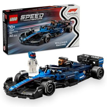 LEGO Speed Champions Williams Racing FW46 F1 Race Car Vehicle Set 77249 Building Blocks Toys for 10+ Gift for Boys and Girls