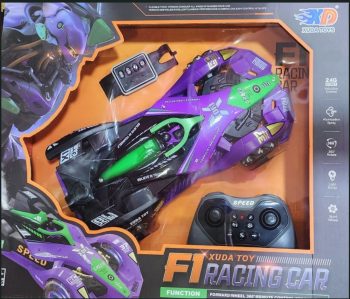 WishMe Remote Control F1 Racing Car Toy – 2.4 GHz, 360° Spin  (Multicolor)