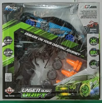 High-Speed Drift Remote Control Car – 30 km/h, LED Lights, 2.4G | 1:16-Blue