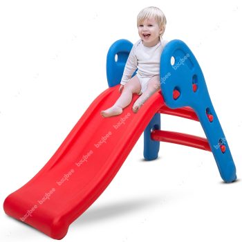 Baybee Foldable Baby Slides for Kids | Perfect Garden Baby Sliding with Climbing & Antislip Steps | Freestanding Indoor Oudoor Play Area Setup | Preschool Slider for Kids 2 to 5 Years Boys Girls
