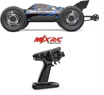 MJX Hyper GO 16207 with 3S Battery 1/16 RTR Brushless RC Cars, 62KM/H Fast RC Truck, 4WD All-Road Remote Control Cars for Adults,Electric Powered Hobby RC Buggy Gift for Adult